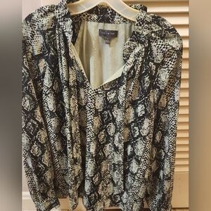The LIMITED ANIMAL PRINT BLOUSE